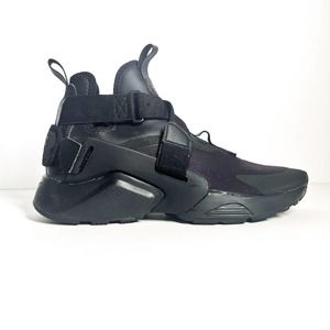 Nike Air Huarache City Sneakers Unisex Black/Gum Tennis Shoes 6.5 Y